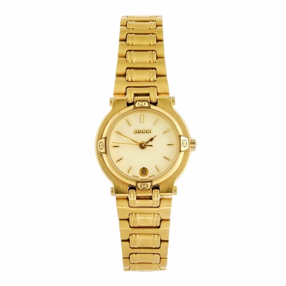VINTAGE GUCCI 9200L Gold Plated Watch - Picture 1 of 6